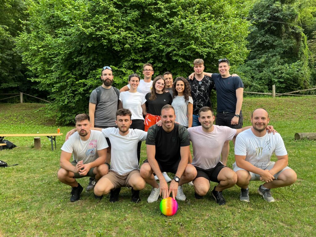 A Part of the QCerris team at the team-building